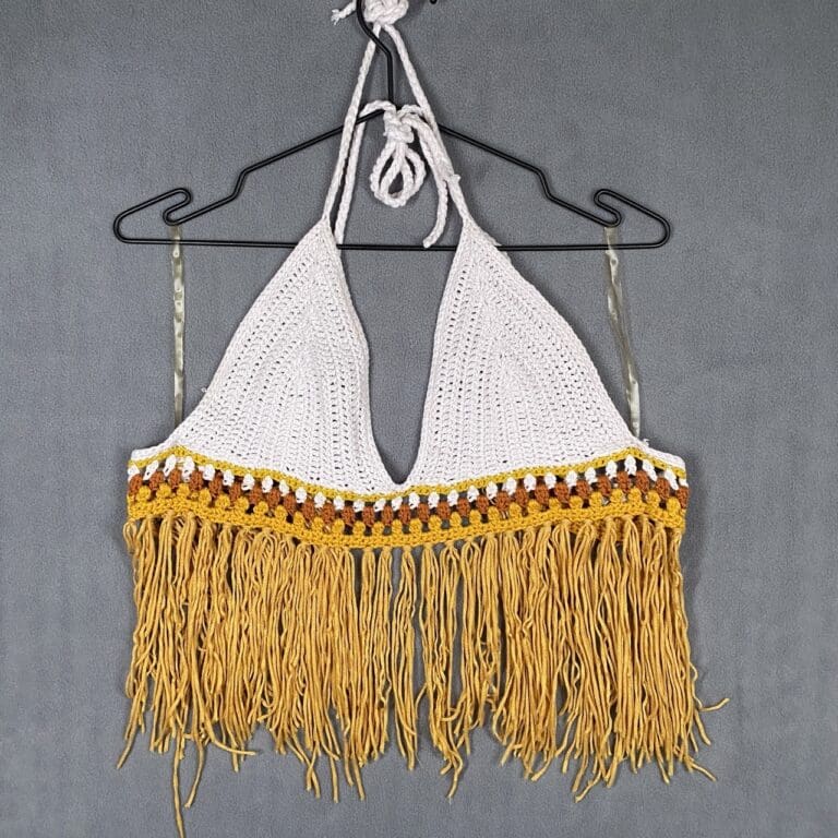 Charlotte Russe Crochet Halter Top - L