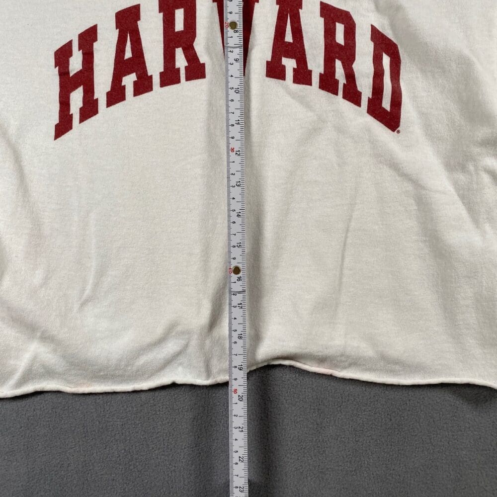 Harvard Crop Top T-Shirt - L - Image 5