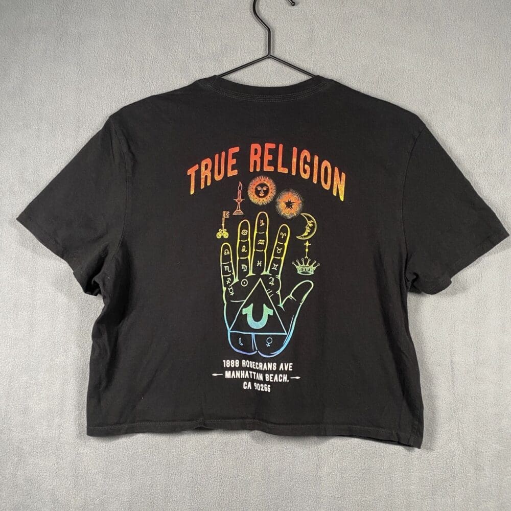 True Religion Crop T-Shirt - S - Image 2