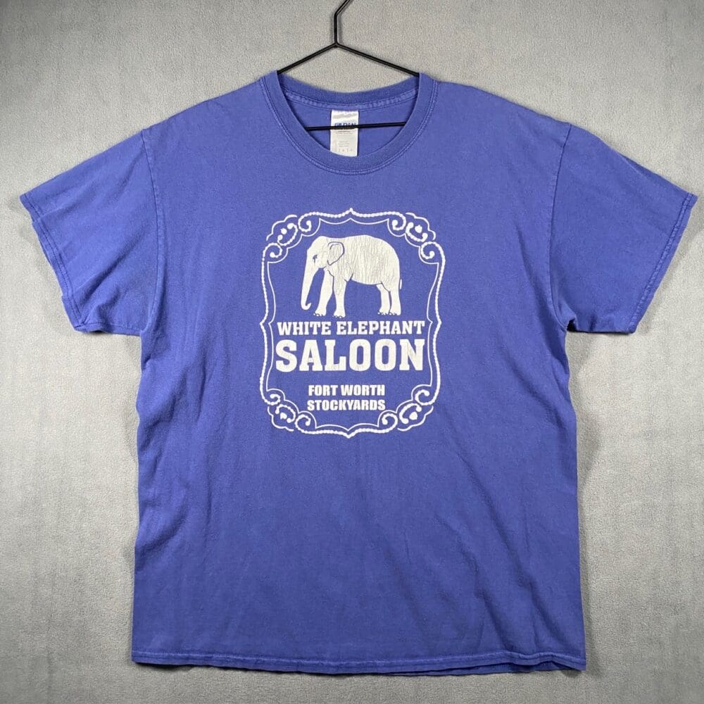 White Elephant Saloon T-Shirt - L