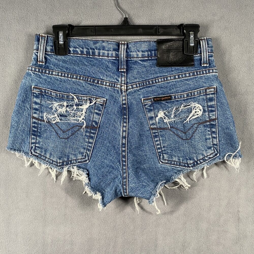 Harley-Davidson Cut Off Shorts - 6 - Image 5