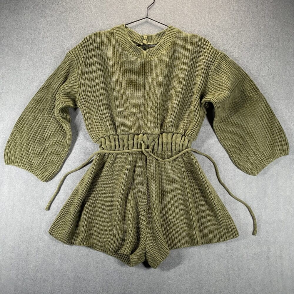 Chic Wish Knit Romper - M