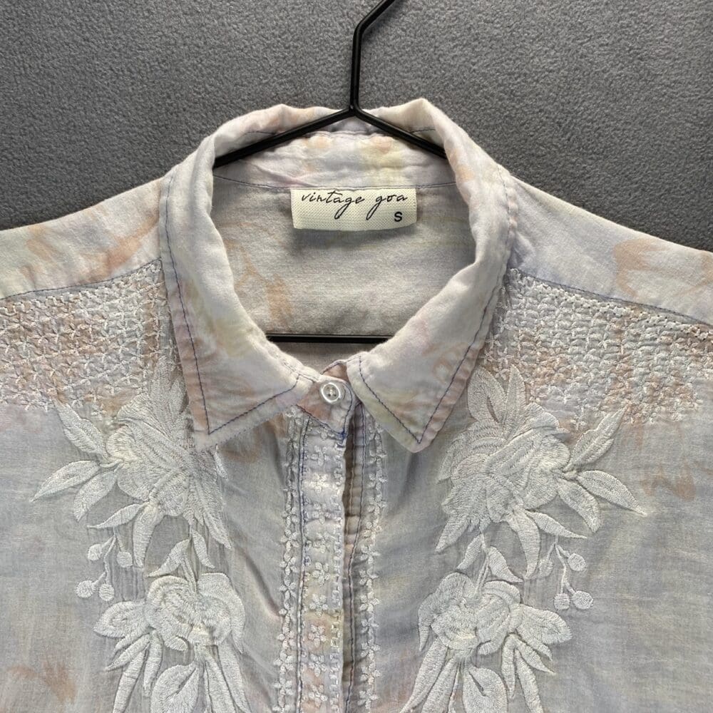 Vintage Goa Button-Down Shirt - S - Image 2