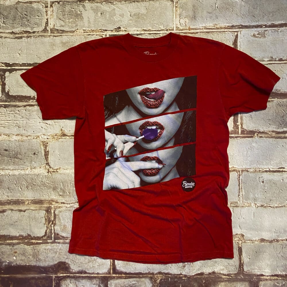 Popular Demand Cheetah Lips T-Shirt - M