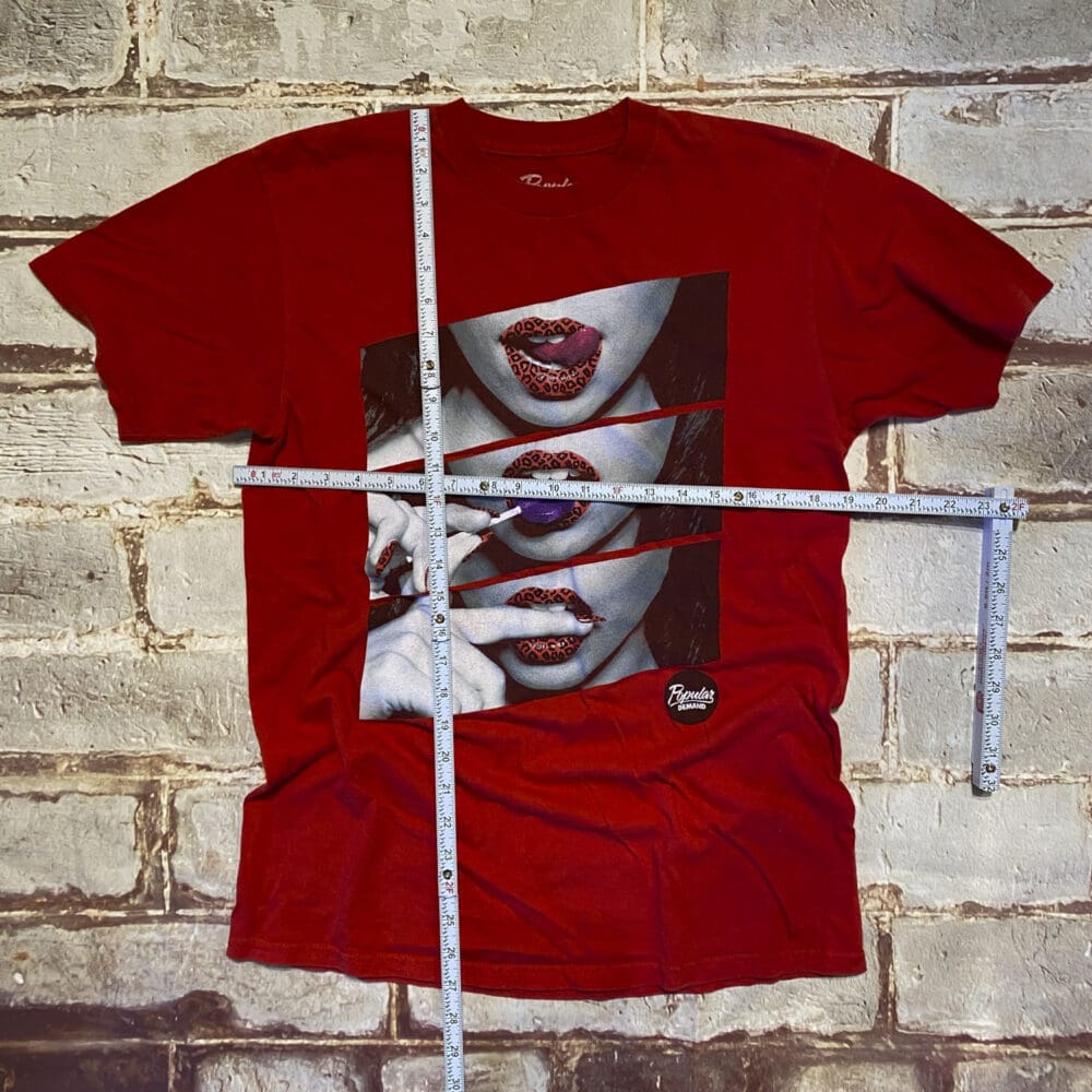 Popular Demand Cheetah Lips T-Shirt - M - Image 2