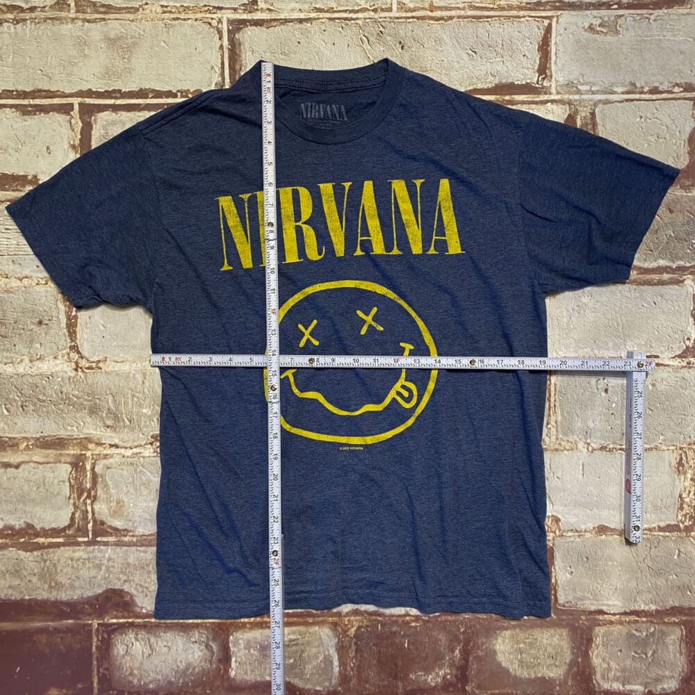 Nirvana Smiley Face T-Shirt Size - Large - Image 2