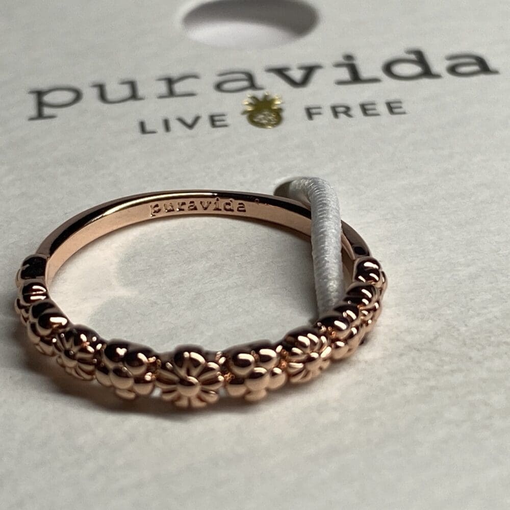 Pura Vida Floral Ring - 6 - Image 2