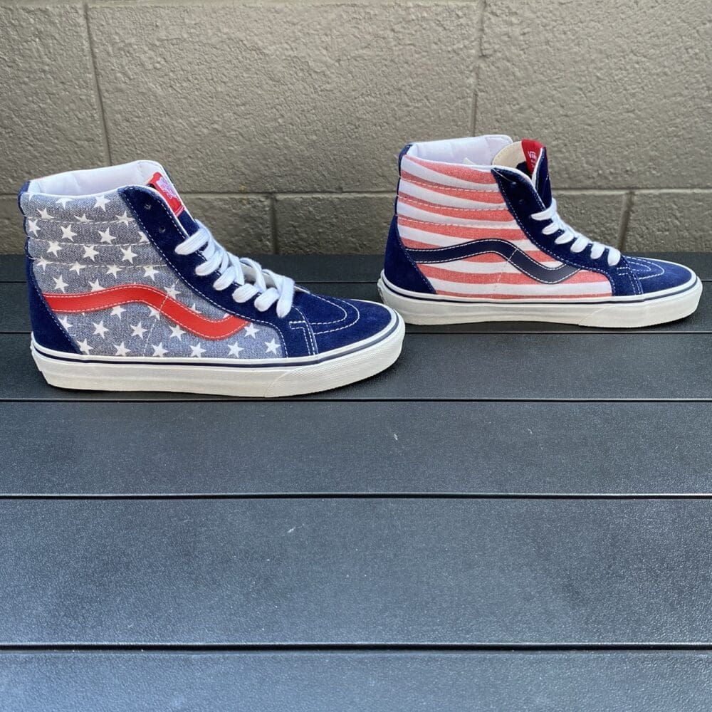 Vans Sk8-Hi Reissue Stars & Stripes Shoes - 7.5 - Image 3