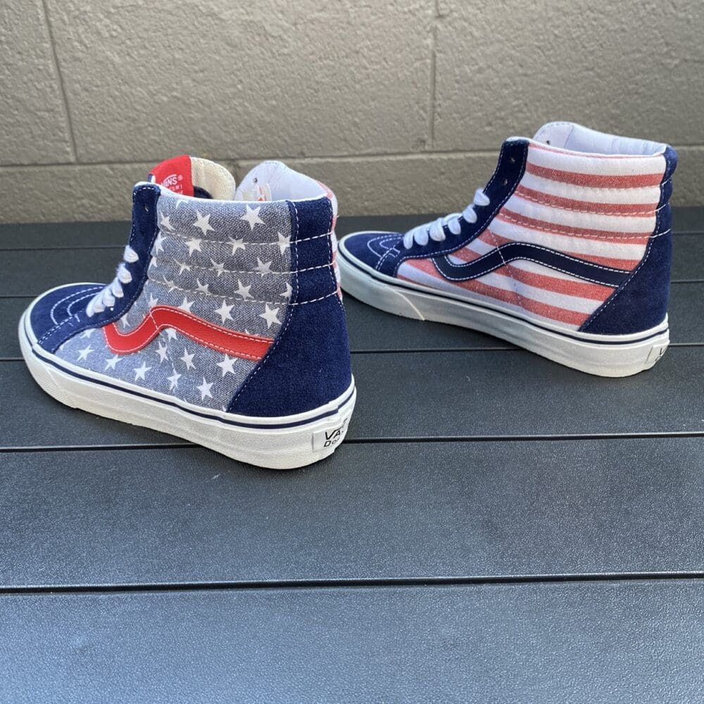 Vans Sk8-Hi Reissue Stars & Stripes Shoes - 7.5 - Image 5