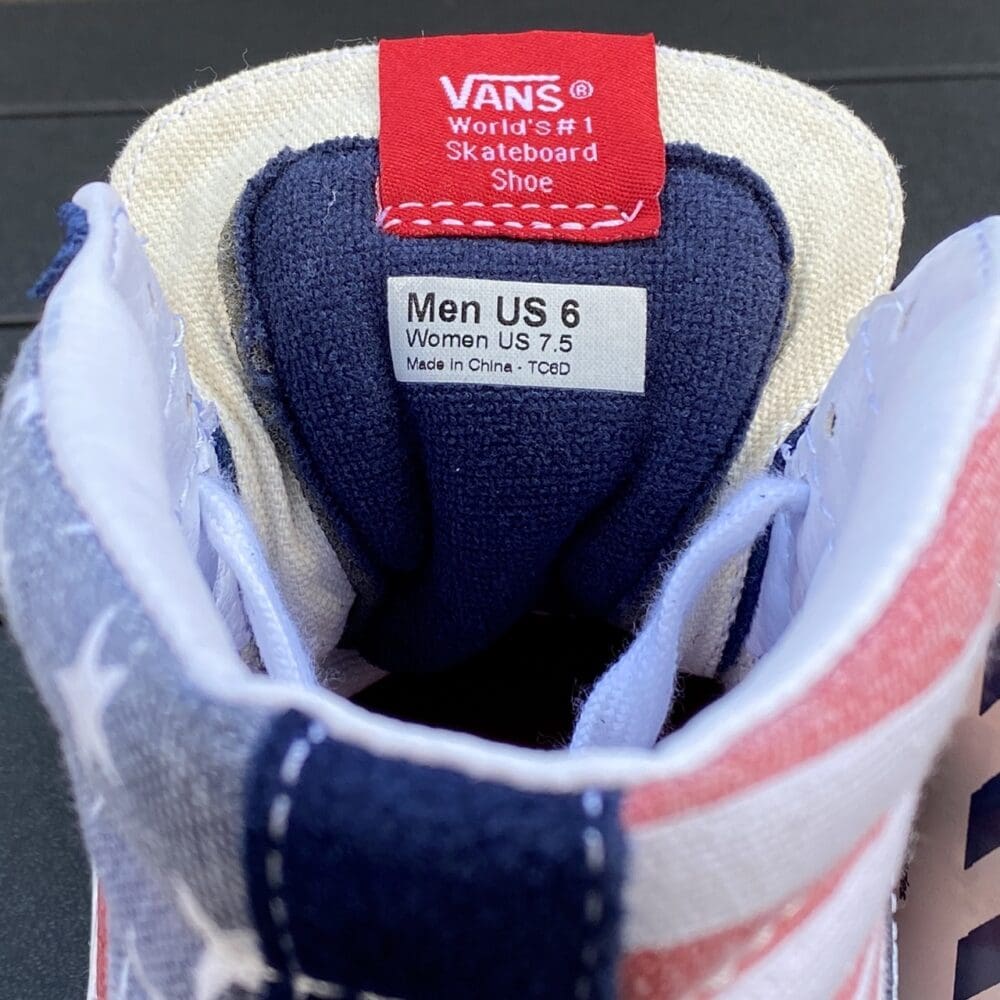 Vans Sk8-Hi Reissue Stars & Stripes Shoes - 7.5 - Image 7