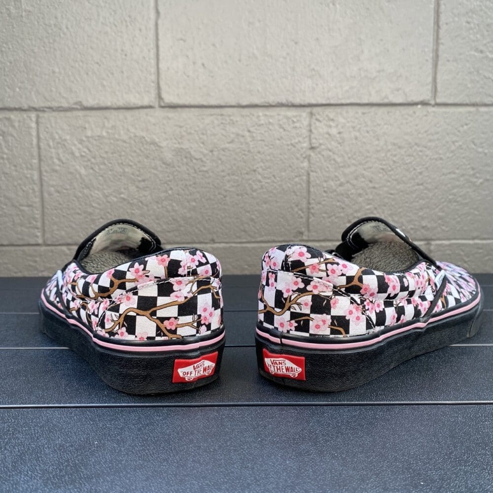 Vans Cherry Blossom Slip-Ons - 9.5 - Image 3