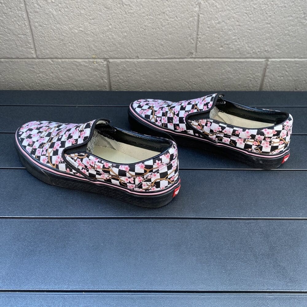 Vans Cherry Blossom Slip-Ons - 9.5 - Image 4